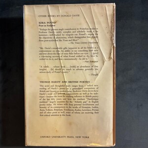 Poemas completos 1950-1970 de Donald Davie, 1972. Primera edición, primera impresión. Muy buen estado/buen estado. Tapa dura. imagen 7