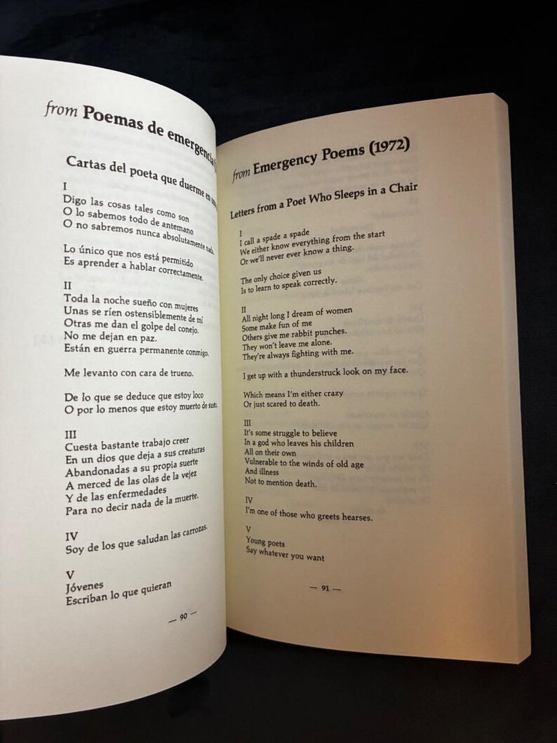 Antipoems: New and Selected by Nicanor Parra First Edition Later Printing Near Fine Paperback image 4