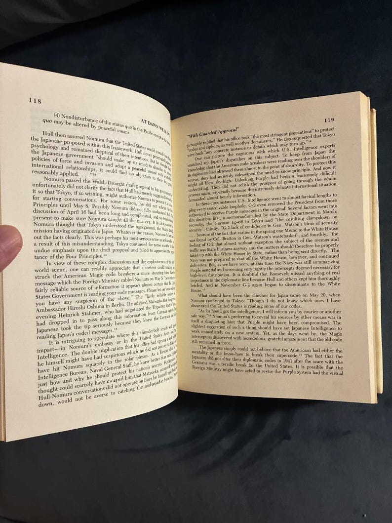 At Dawn We Slept: The Untold Story of Pearl Harbor by Gordon W. Prange 1981 First Edition Second Printing Near Fine/Very Good image 4