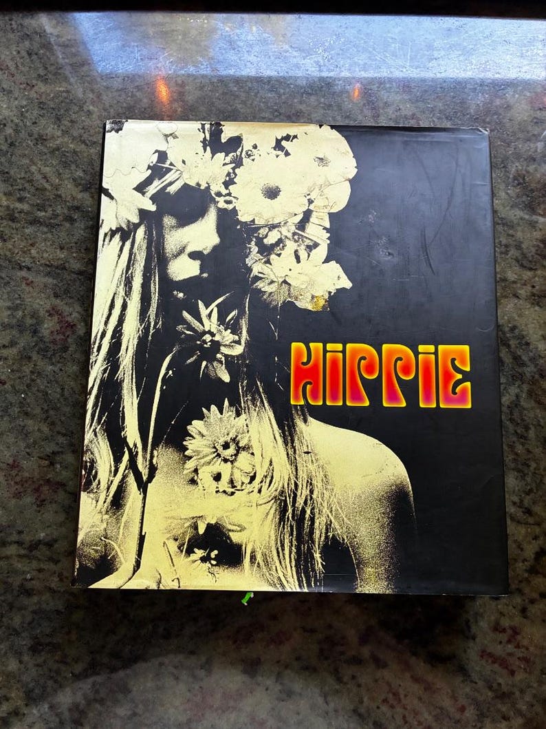 Hippie by Barry Miles 2004 Sterling Publishing First Printing Near Fine/Very Good Hardcover image 1