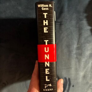 El túnel de William H. Gass, 1995, primera edición, primera impresión, casi perfecto/casi perfecto imagen 8