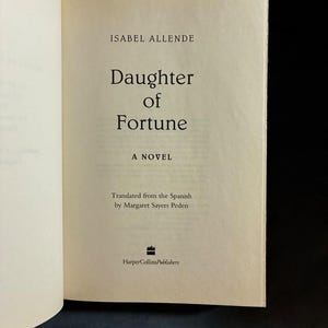 Hija de la fortuna, de Isabel Allende: Primera edición, primera impresión (Excelente estado/Casi excelente estado) imagen 5
