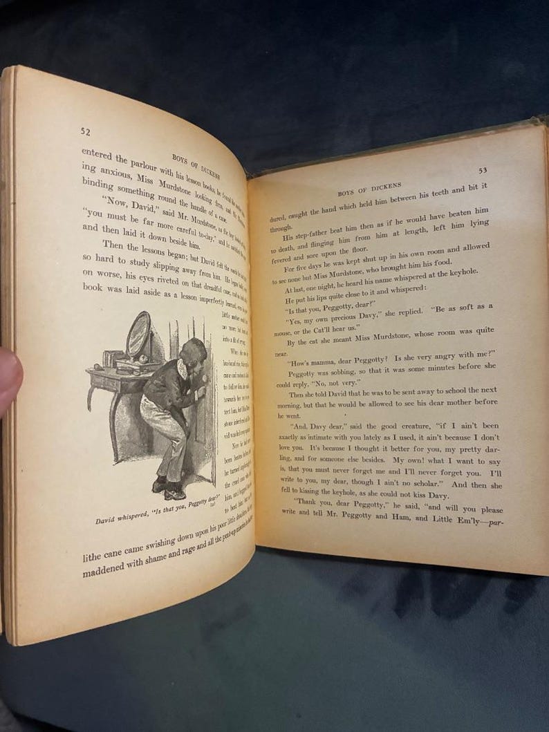 Los chicos de Dickens, McLoughlin Bros., edición Springfield. Bueno. imagen 8