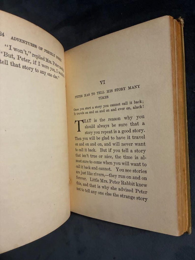 The Adventures of Prickly Porky by Thornton W. Burgess 1916 First Edition First Printing Good image 7