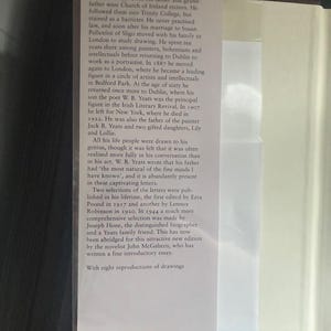 John McGahern Signed and Inscribed - Letters of J.B. Yeats 1st/1st image 6