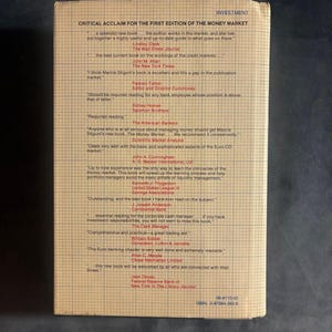 El mercado monetario (Edición revisada) de Marcia Stigum, 1983, edición Dow Jones-Irwin, segunda impresión, casi perfecto/muy bueno. imagen 6
