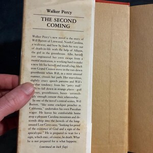 A Segunda Vinda, de Walker Percy, 1980, Primeira Edição, Primeira Impressão, Ótimo/Muito Bom imagem 3