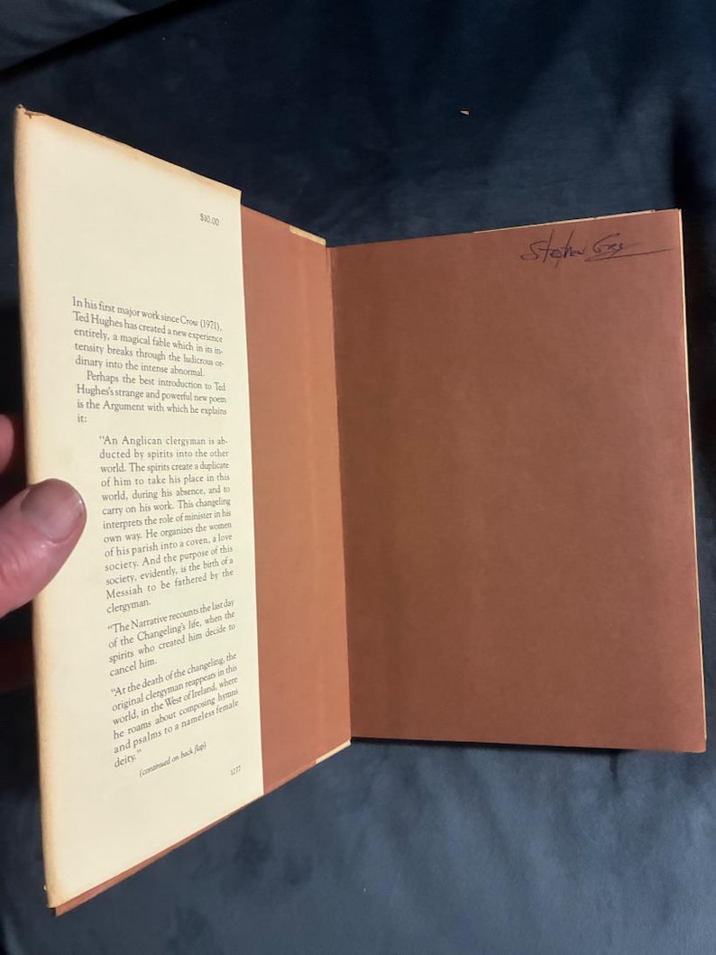 Gaudete de Ted Hughes, 1977. Primera edición, primera impresión. Casi perfecto/Muy bueno. imagen 3