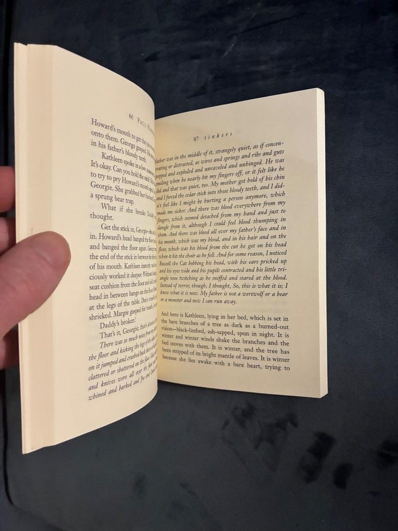 Tinkers by Paul Harding First Edition First Printing Near Fine Paperback image 6