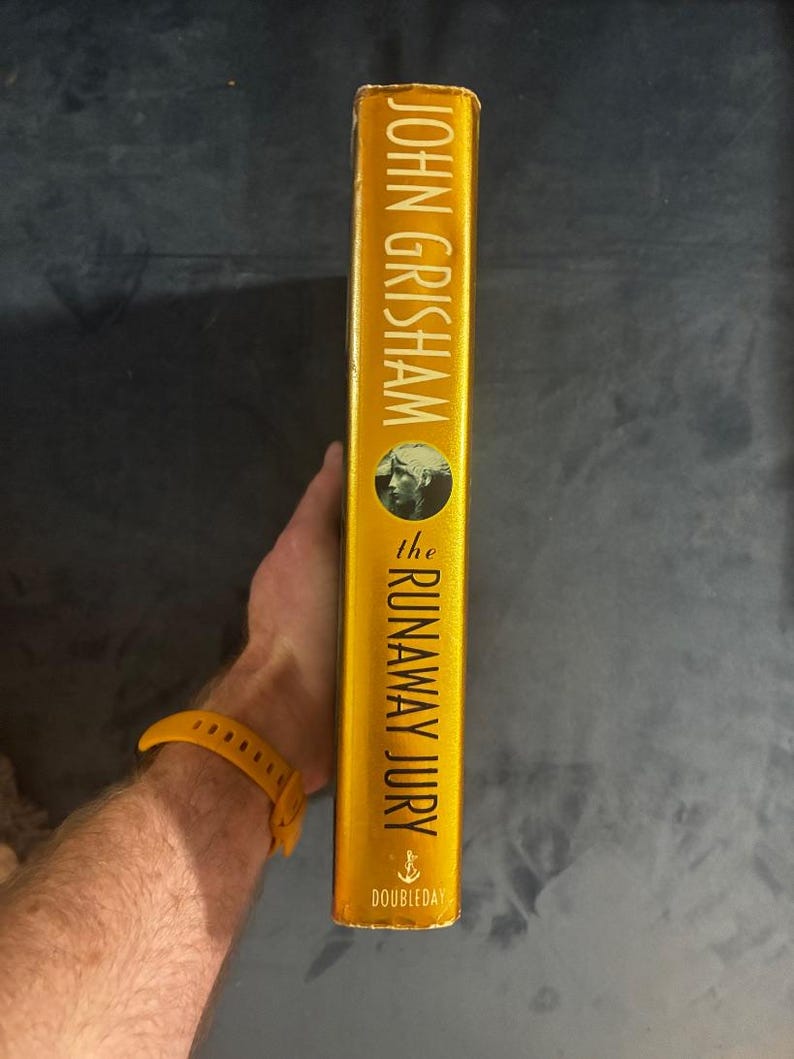 Die Jury von John Grisham, 1996, Erstausgabe, erster Druck, nahezu neuwertig/sehr gut Bild 7