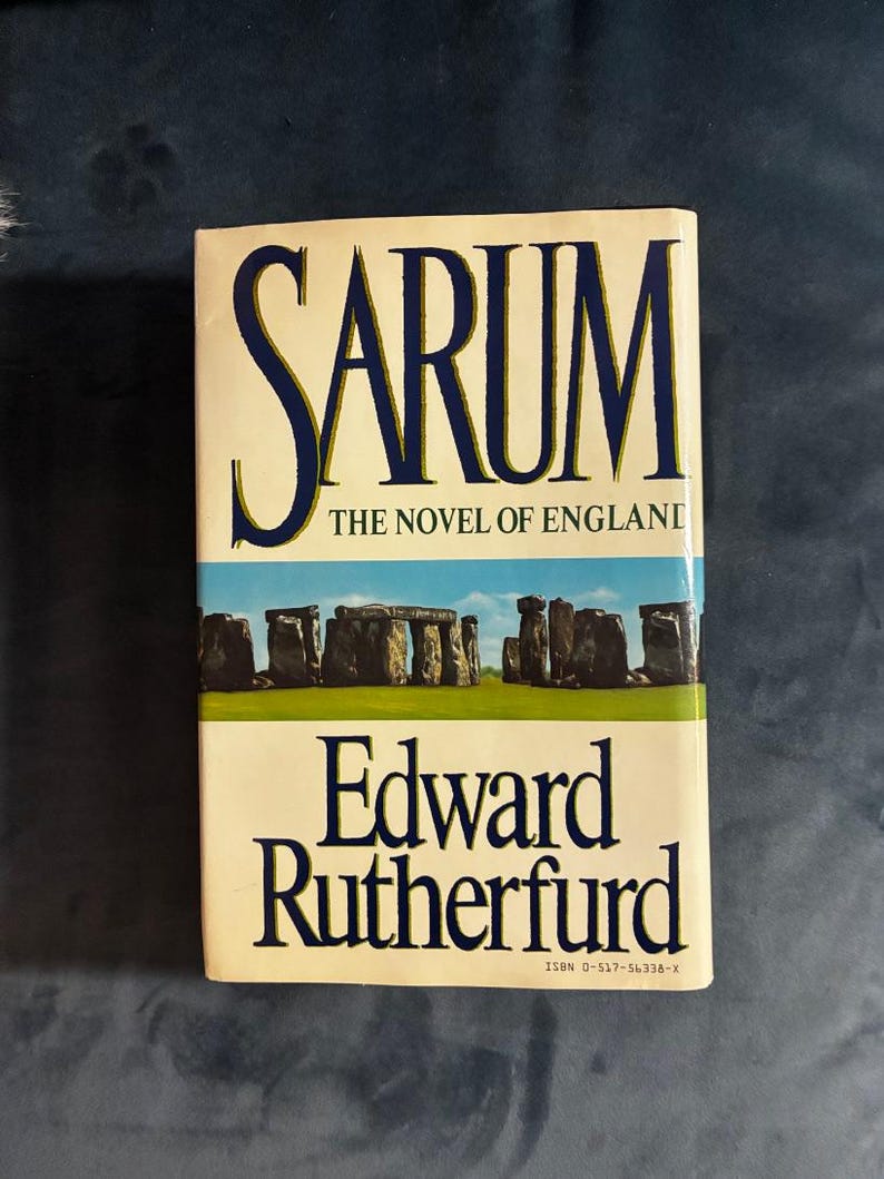 Sarum von Edward Rutherfurd, 1987, Erstausgabe, erster Druck, nahezu neuwertig/nahezu neuwertig Bild 6