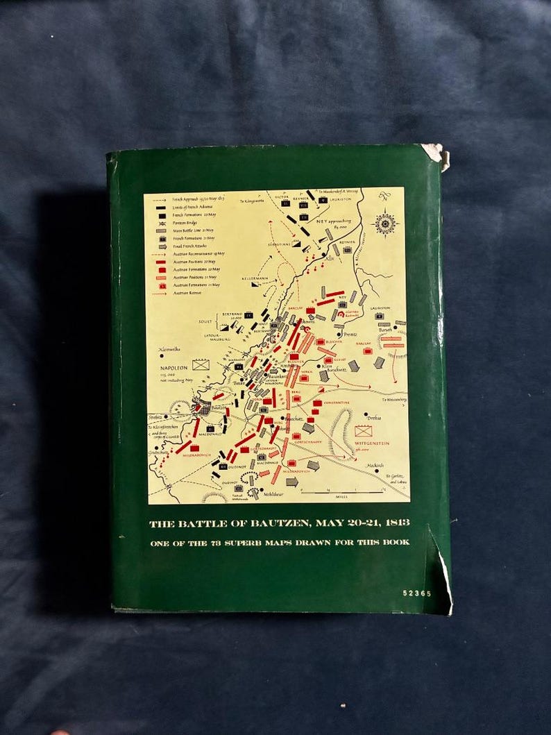 The Campaigns of Napoleon by David G. Chandler 1966 First Edition Second Printing Very Good/Good image 5