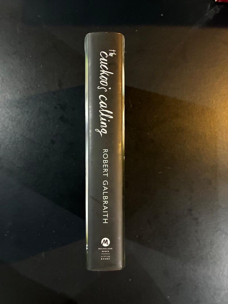 The Cuckoo's Calling by Robert Galbraith 2013 First Edition Third Printing Fine/Fine Hardcover image 6