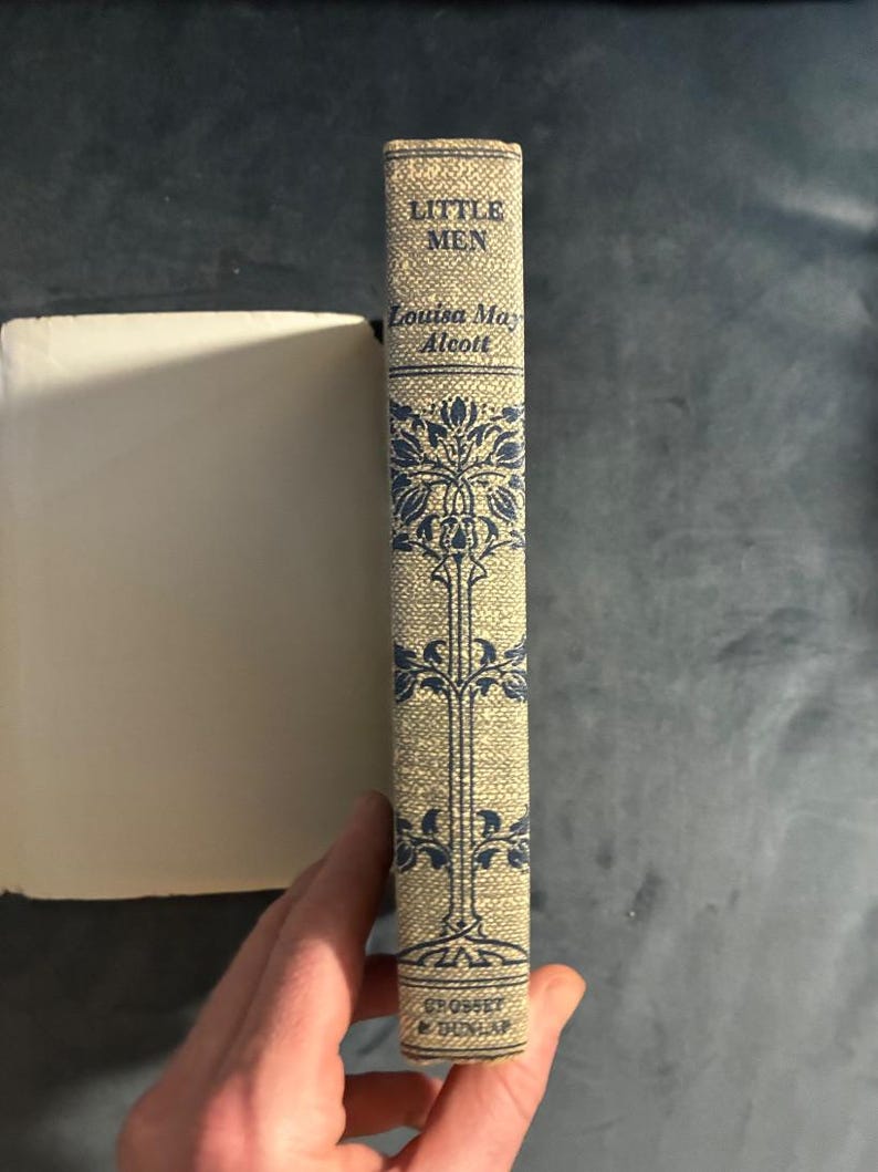 Little Men by Louisa May Alcott Grosset & Dunlap Edition Very Good/Good Hardcover image 10