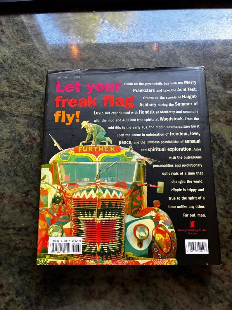 Hippie by Barry Miles 2004 Sterling Publishing First Printing Near Fine/Very Good Hardcover image 4
