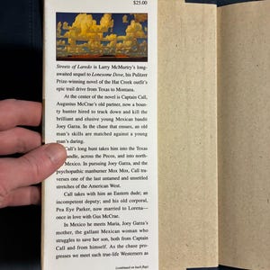 Streets of Laredo by Larry McMurtry 1993 First Edition First Printing Fine/Near Fine Hardcover image 2
