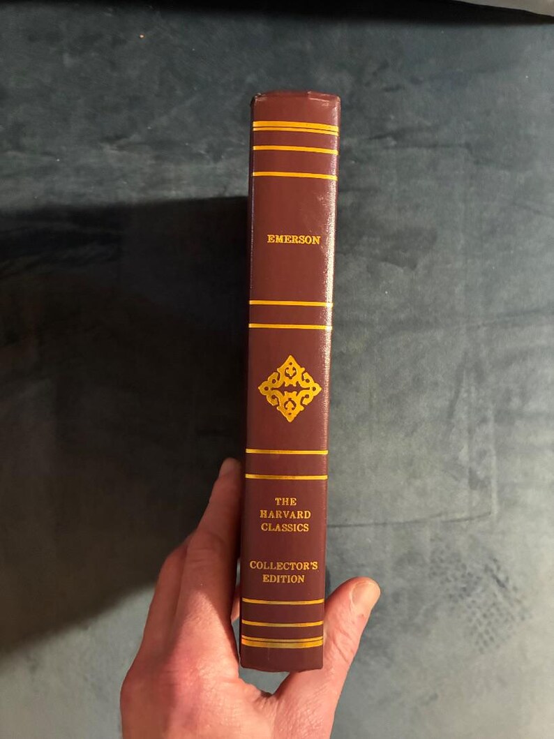 Essays and English Traits (The Harvard Classics) by Ralph Waldo Emerson 1995 Grolier Enterprises Corp. Edition Near Fine image 1