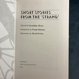 Kurzgeschichten aus dem „Strand“, ausgewählt von Geraldine Beare, Folio-Ausgabe Bild 8