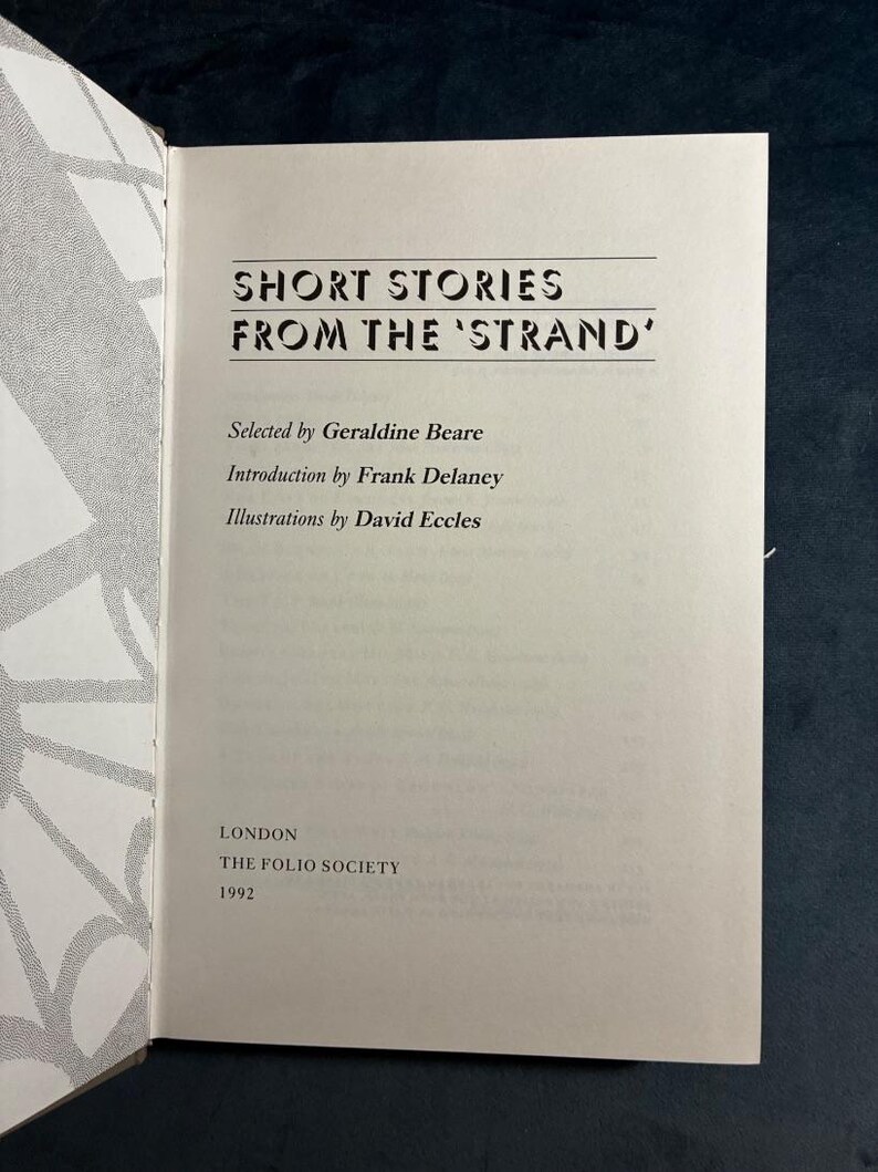 Kurzgeschichten aus dem „Strand“, ausgewählt von Geraldine Beare, Folio-Ausgabe Bild 8
