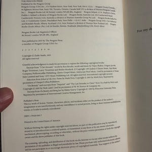 Sobre la belleza, de Zadie Smith. Primera edición, segunda impresión. Tapa dura. Muy buen estado. imagen 3