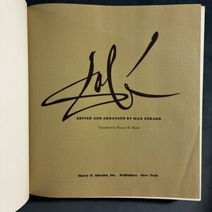 Dali by Max Gérard (editor), Salvador Dalí First Edition First Printing 1968 Hardcover image 5