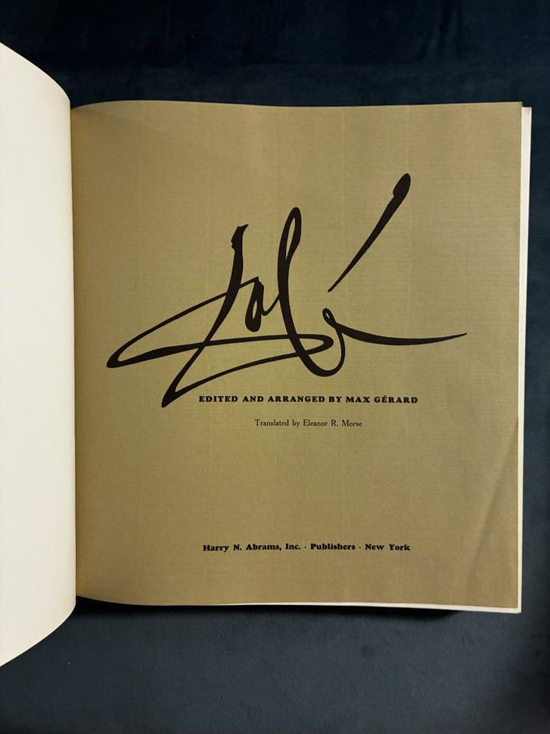 Dali by Max Gérard (editor), Salvador Dalí First Edition First Printing 1968 Hardcover image 5
