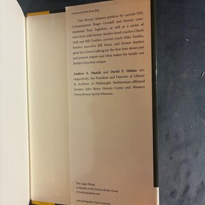 Dan Rooney: My 75 Years with the Pittsburgh Steelers and the NFL by Dan Rooney, as told to Andrew E. Masich and David F. Halaas 2007 First image 5