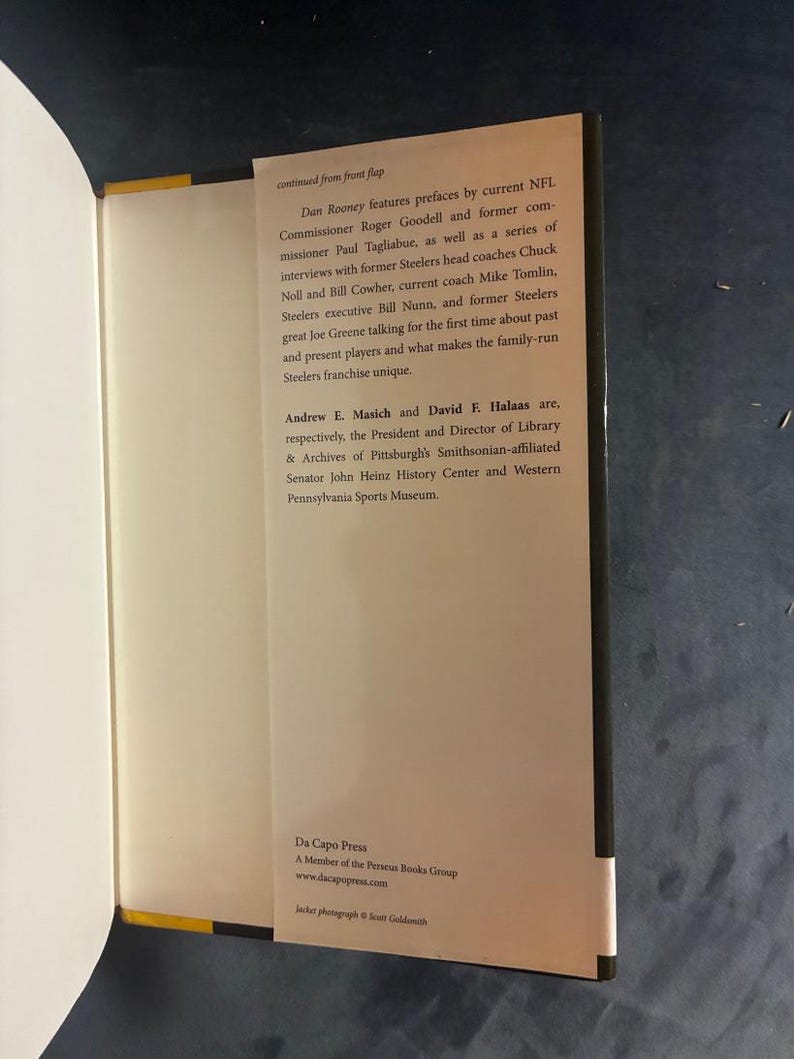 Dan Rooney: My 75 Years with the Pittsburgh Steelers and the NFL by Dan Rooney, as told to Andrew E. Masich and David F. Halaas 2007 First image 5