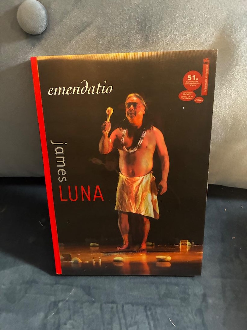 James Luna: Emendatio SIGNED by Luna. Smithsonian First Edition W/ DVD image 1