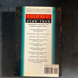 Op zoek naar nieuw leven: De biologie van Star Trek door Athena Andreadis, Ph.D. 1998 Eerste editie Eerste druk Bijna nieuwstaat/Zeer goed afbeelding 2