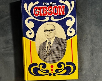 Dieser Mann von Robert W. Lawrence Gibson, signiert von Herb (HR) Gibson, 1. Auflage, 1. Druck