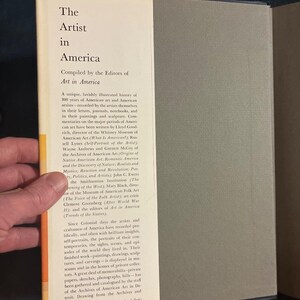 Der Künstler in Amerika, herausgegeben von den Redakteuren von Art in America, 1967, Erstausgabe, erster Druck, Zustand: Gut bis Sehr gut Bild 2