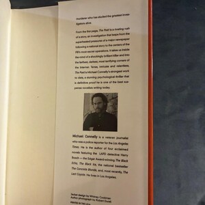 The Poet by Michael Connelly 1996 Little, Brown Edition Very Good/Near Fine image 5