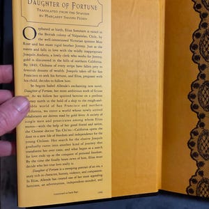 Hija de la fortuna, de Isabel Allende: Primera edición, primera impresión (Excelente estado/Casi excelente estado) imagen 2