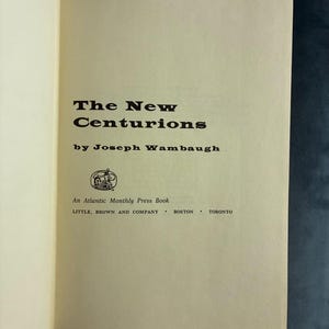The New Centurions by Joseph Wambaugh 1970 Little, Brown Edition Very Good/Good image 9