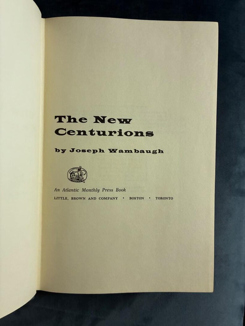 The New Centurions by Joseph Wambaugh 1970 Little, Brown Edition Very Good/Good image 9