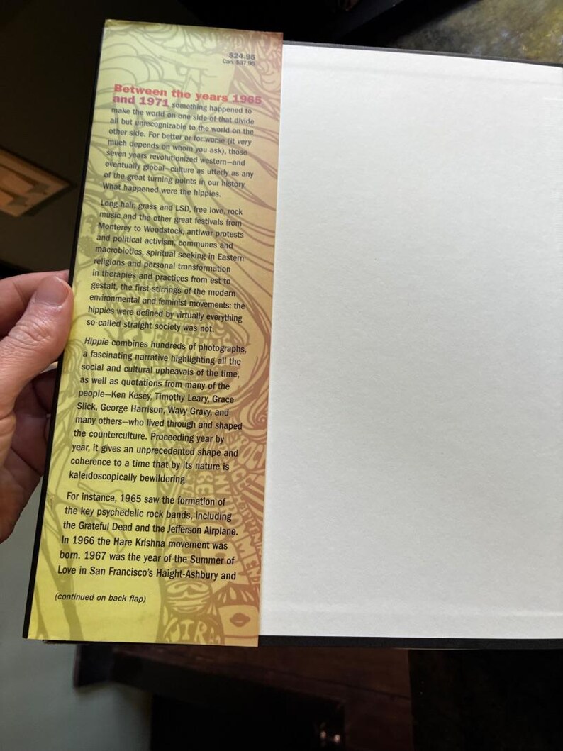 Hippie by Barry Miles 2004 Sterling Publishing First Printing Near Fine/Very Good Hardcover image 2