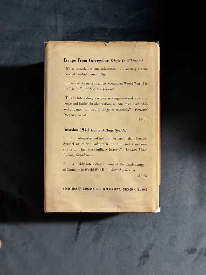 Lost Victories by Field-Marshal Erich von Manstein First Edition First Printing Near Fine/Very Good Hardcover image 2