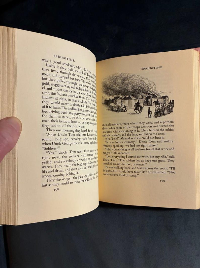 Estos felices años dorados de Laura Ingalls Wilder, edición de Harper & Row de 1953, reimpresión posterior, muy buen estado. imagen 6