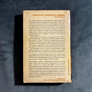 Survival Through Design by Richard Neutra Later Edition Good image 4