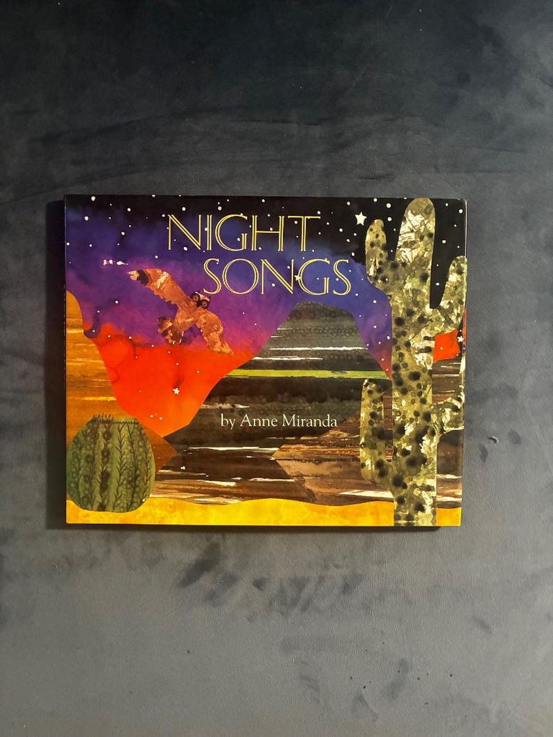 Night Songs by Anne Miranda 1993 First Edition First Printing Near Fine/Near Fine Hardcover image 1