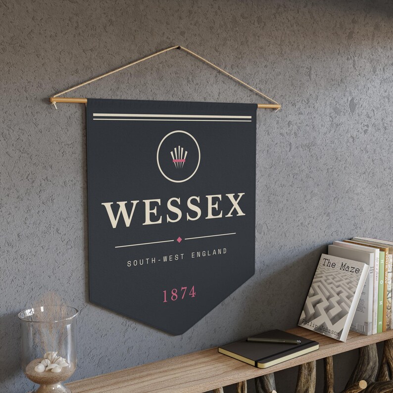 Wessex Literary Pennant | Thomas Hardy English Countryside Book Lover Decor image 6