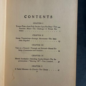 The Adventures of Tom Sawyer by Mark Twain 1917 Harper & Brothers Edition Good Hardcover image 5
