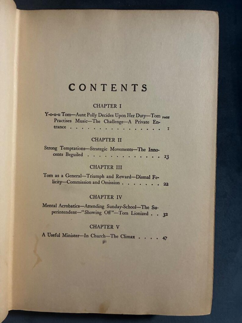 The Adventures of Tom Sawyer by Mark Twain 1917 Harper & Brothers Edition Good Hardcover image 5