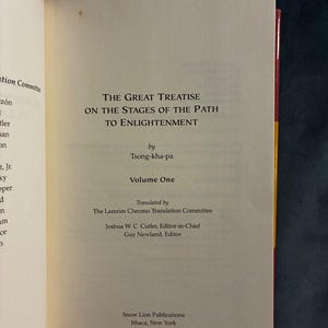 Lamrim Chenmo Volume One, Tsong-kha-pa, Tibetan Buddhist Text (First Edition) image 8