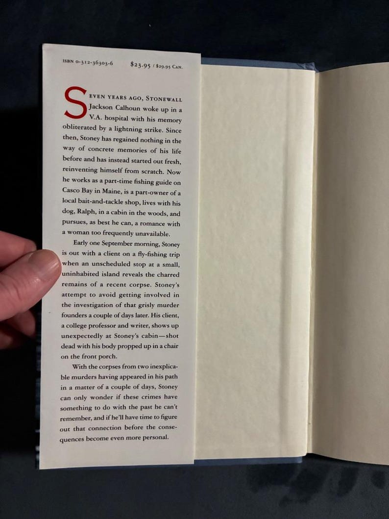 Gray Ghost by William G. Tapply First Edition First Printing Near Fine/Near Fine Hardcover image 4