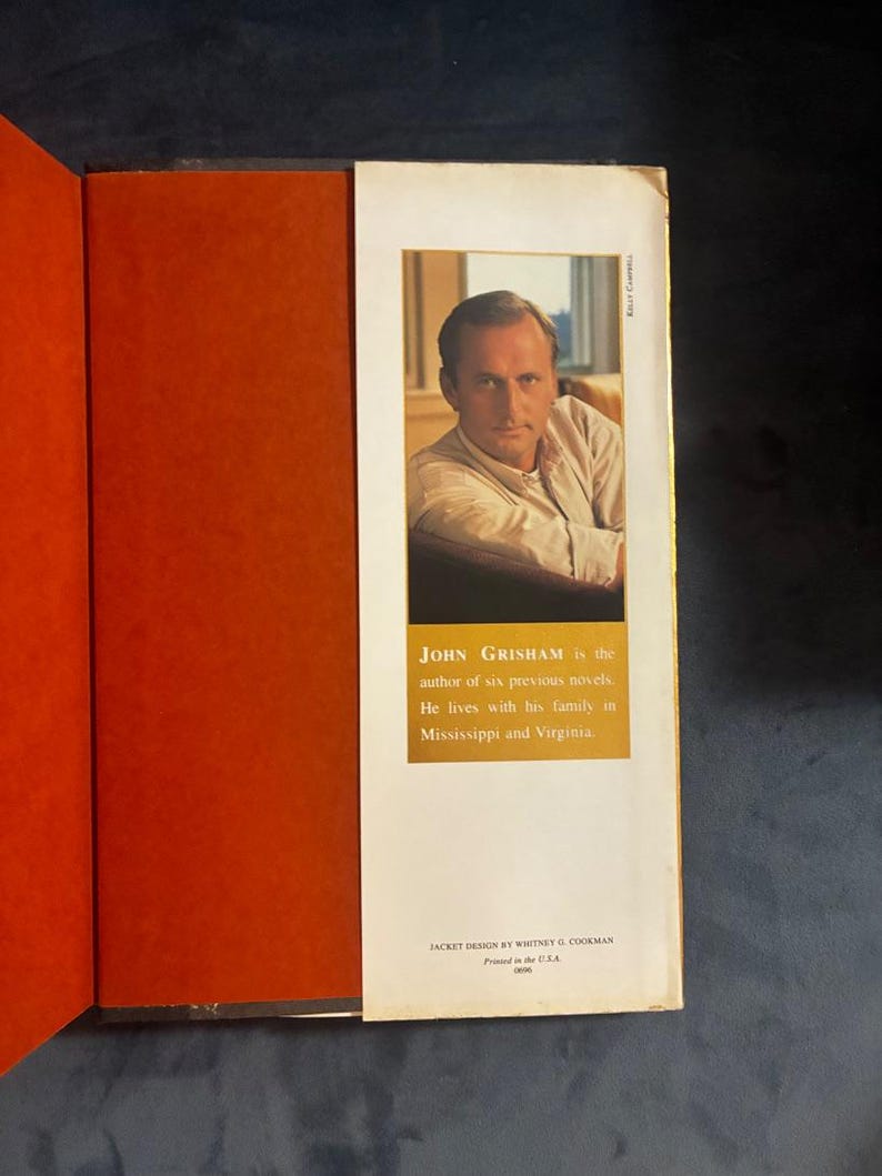 Die Jury von John Grisham, 1996, Erstausgabe, erster Druck, nahezu neuwertig/sehr gut Bild 5