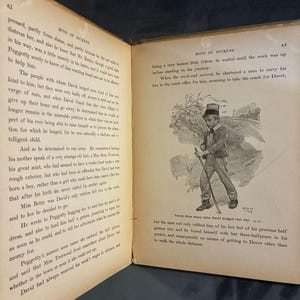 Los chicos de Dickens, McLoughlin Bros., edición Springfield. Bueno. imagen 7