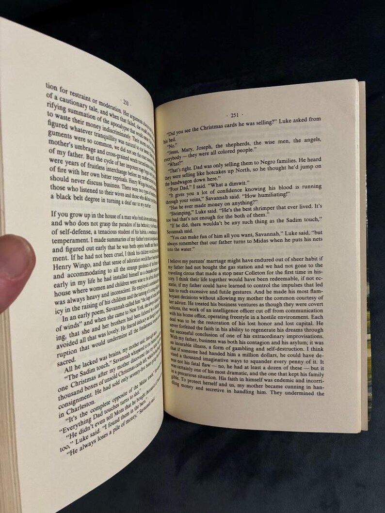 The Prince of Tides by Pat Conroy 1986 First Edition First Printing Near Fine/Very Good image 4