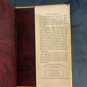 Ship of Fools by Katherine Anne Porter First Edition First Printing Very Good/Good image 5